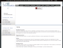 Tablet Screenshot of pro-musica.it